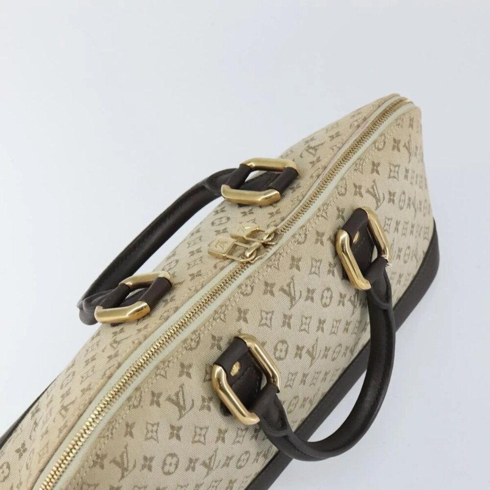 LOUIS VUITTON Monogram Mini Alma Ron Hand Bag Khaki - Picture 8 of 16